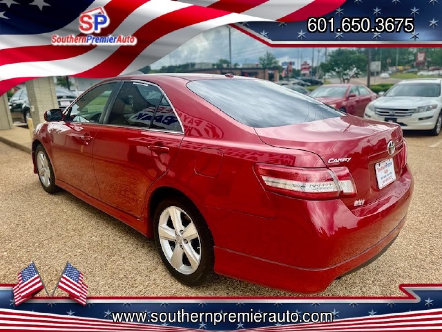 2010 RED TOYOTA CAMRY BASE; SE; LE; (4T1BF3EK7AU) , located at 922 W. Beacon St., Philadelphia, MS, 39350, (601) 650-3675, 32.770447, -89.127151 - Photo#2